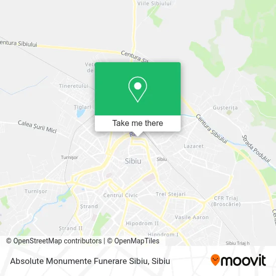 Absolute Monumente Funerare Sibiu map