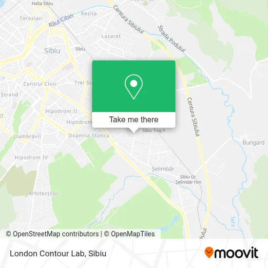 London Contour Lab map