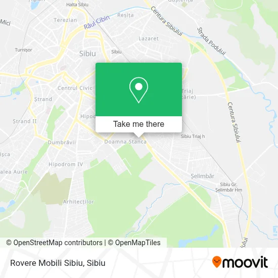 Rovere Mobili Sibiu map