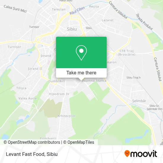 Levant Fast Food map