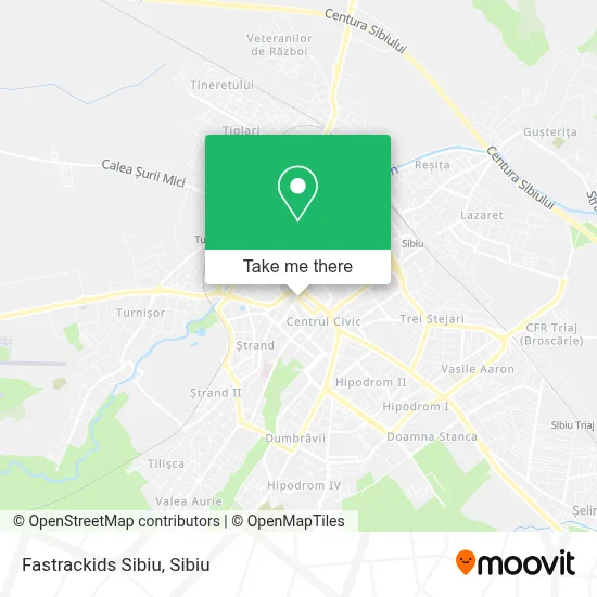 Fastrackids Sibiu map