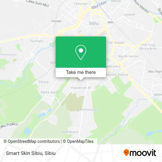Smart Skin Sibiu map