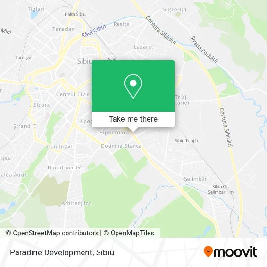 Paradine Development map