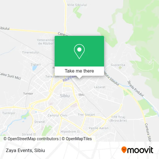 Zaya Events map