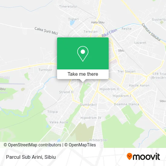 Parcul Sub Arini map