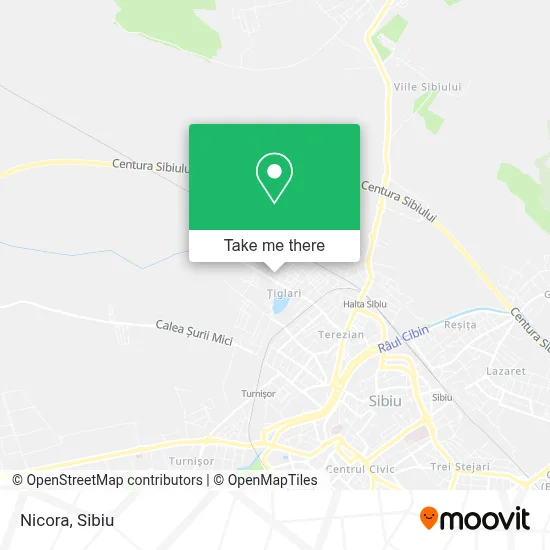 Nicora map