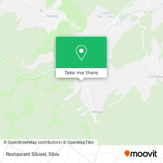 Restaurant Sibisel map