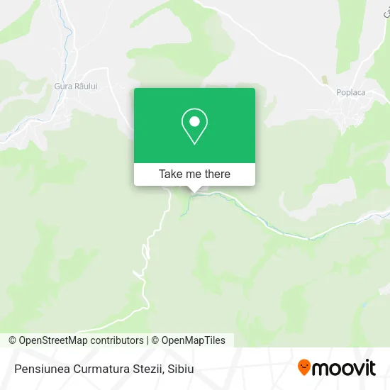 Pensiunea Curmatura Stezii map