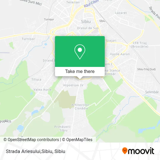 Strada Ariesului,Sibiu map