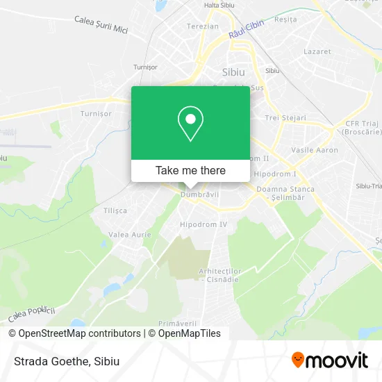 Strada Goethe map