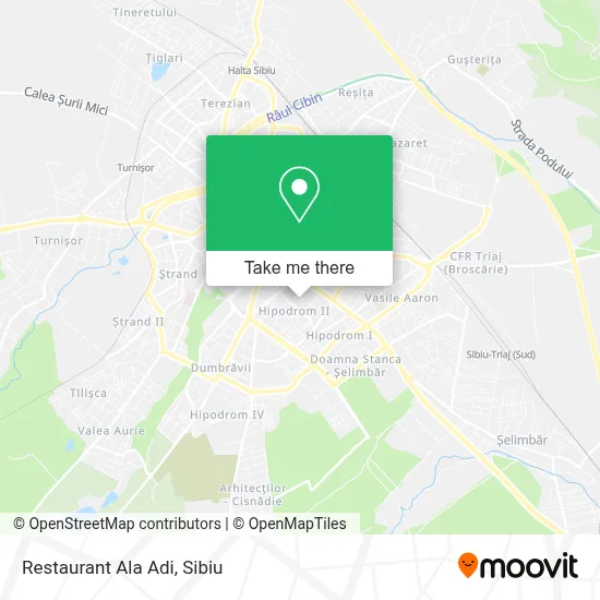 Restaurant Ala Adi map