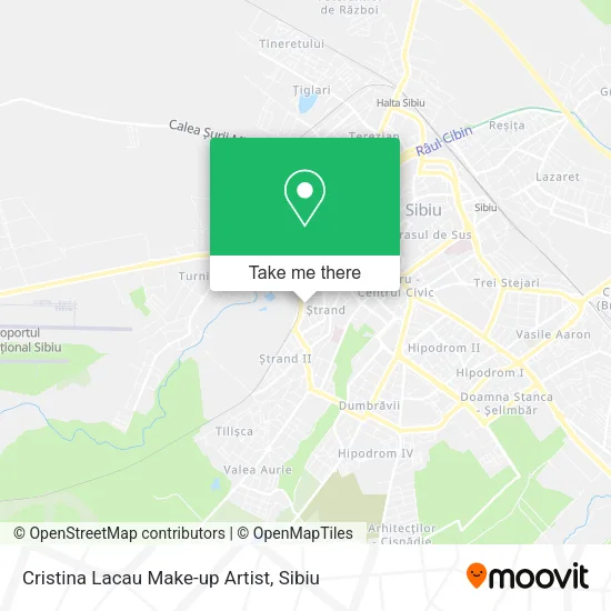 Cristina Lacau Make-up Artist map