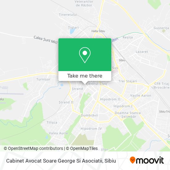 Cabinet Avocat Soare George Si Asociatii map