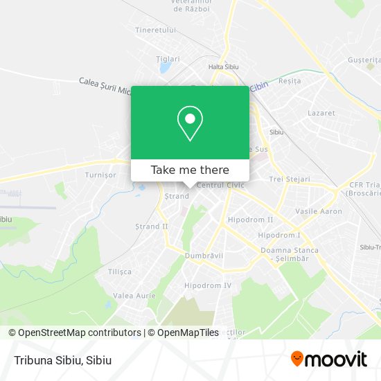 Tribuna Sibiu map