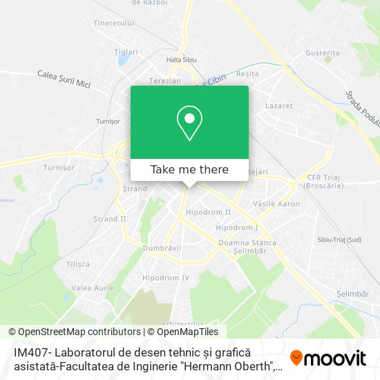 IM407- Laboratorul de desen tehnic și grafică asistată-Facultatea de Inginerie "Hermann Oberth" map