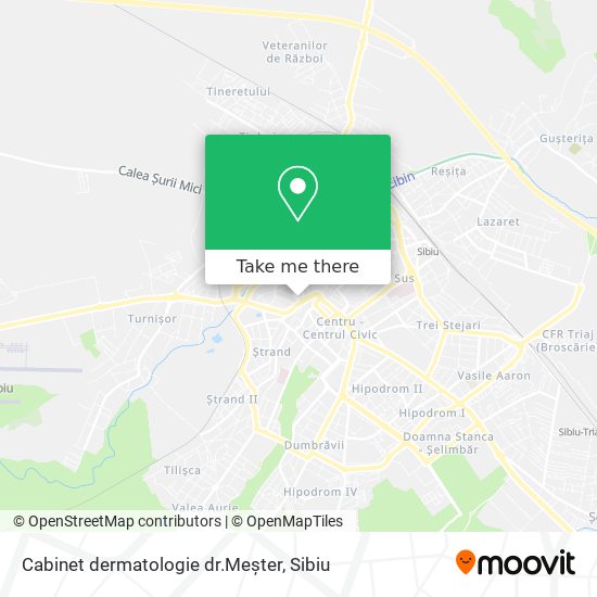 Cabinet dermatologie dr.Meșter map