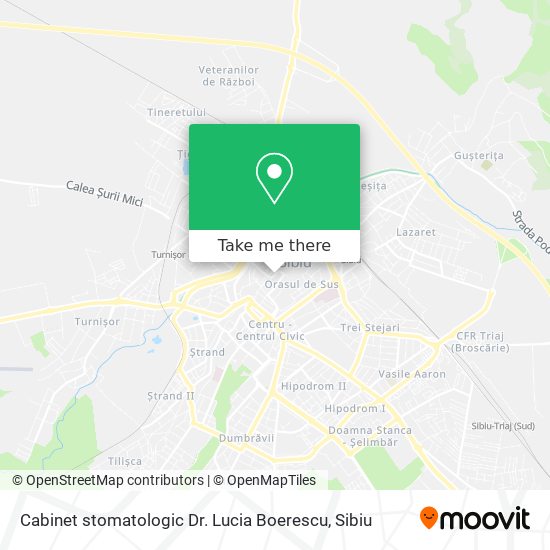 Cabinet stomatologic Dr. Lucia Boerescu map