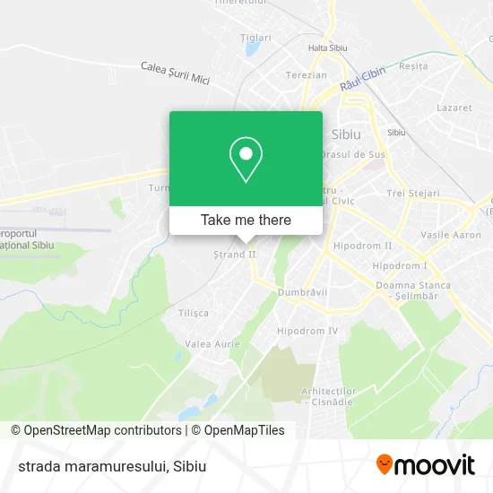 strada maramuresului map