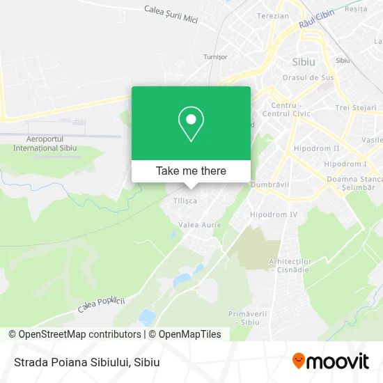 Strada Poiana Sibiului map