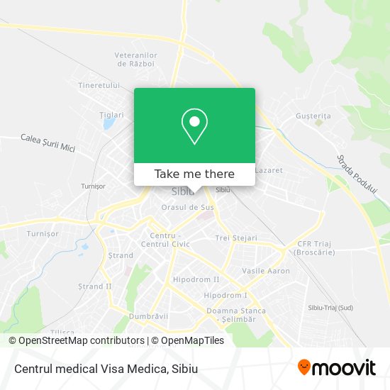 Centrul medical Visa Medica map