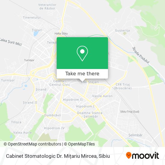 Cabinet Stomatologic Dr. Mițariu Mircea map