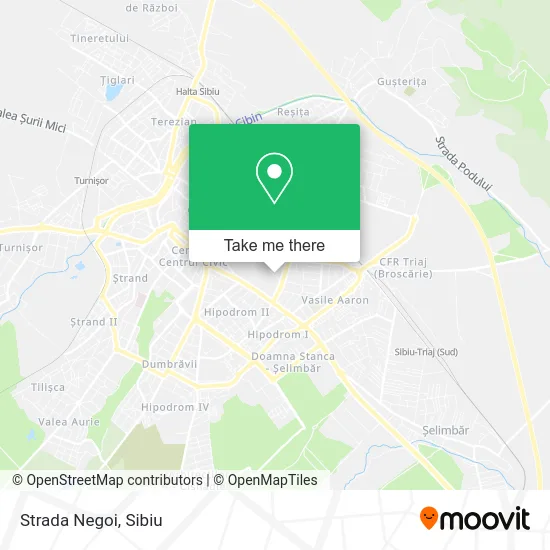 Strada Negoi map