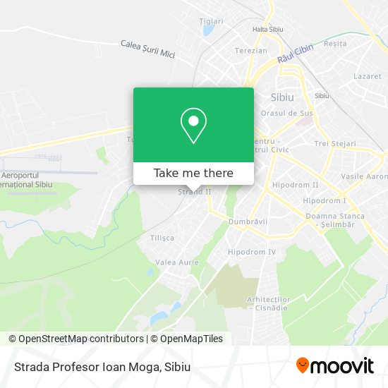 Strada Profesor Ioan Moga map