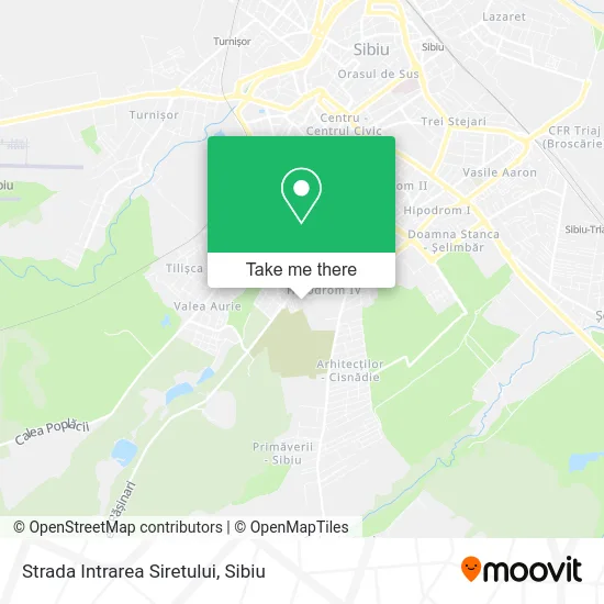 Strada Intrarea Siretului map