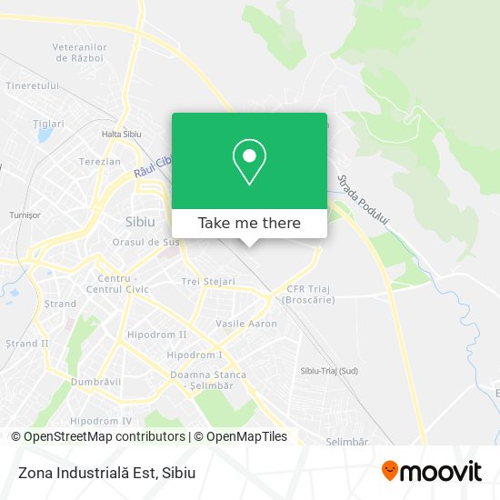 Zona Industrială Est map
