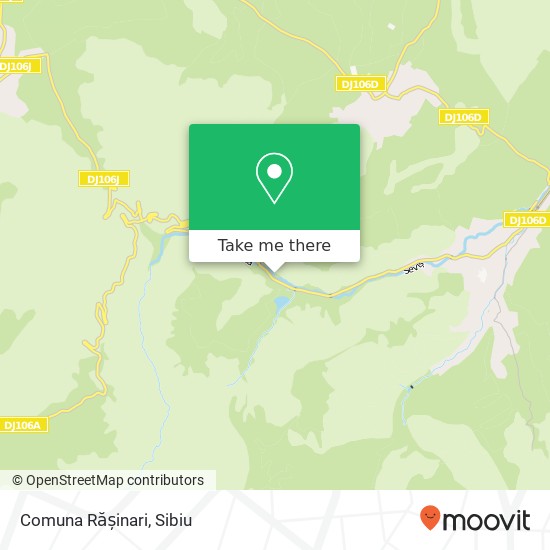 Comuna Rășinari map