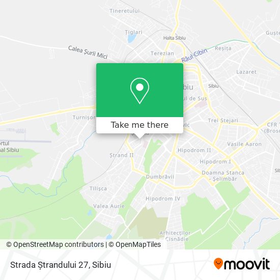 Strada Ștrandului 27 map