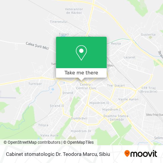 Cabinet stomatologic Dr. Teodora Marcu map