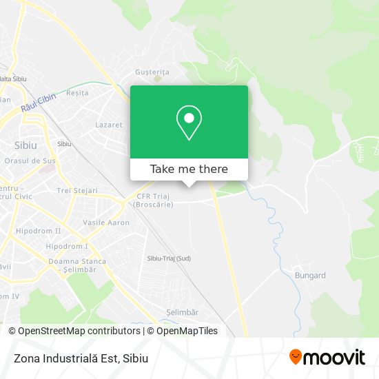 Zona Industrială Est map