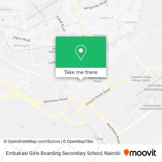 Embakasi Girls Boarding Secondary School map