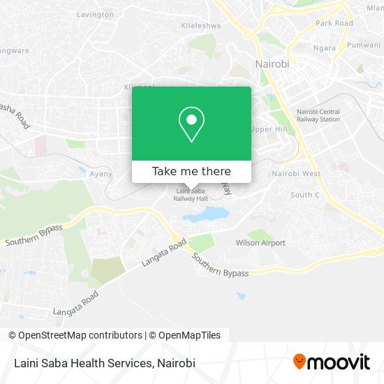 Laini Saba Health Services map