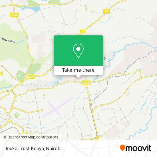 Inuka Trust Kenya map