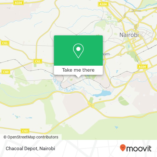 Chacoal Depot map