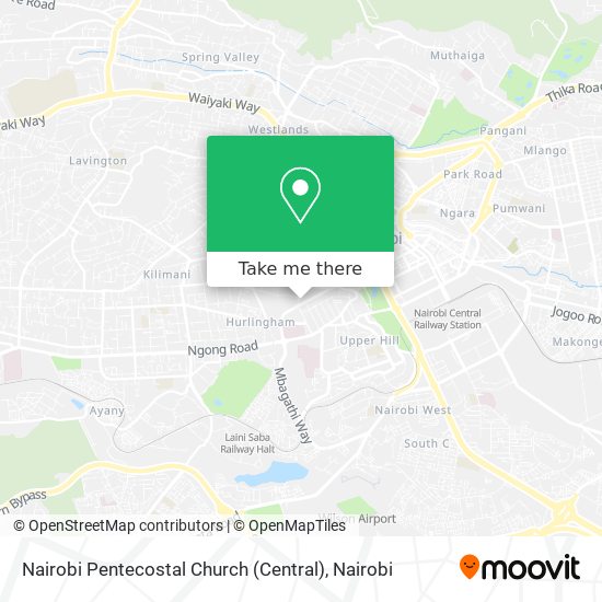 Nairobi Pentecostal Church (Central) map