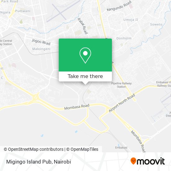 Migingo Island Pub map