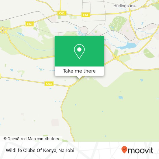 Wildlife Clubs Of Kenya map