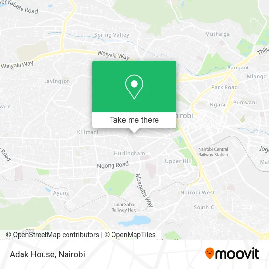 Adak House map