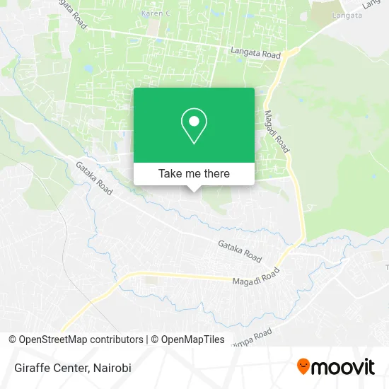 Giraffe Center map