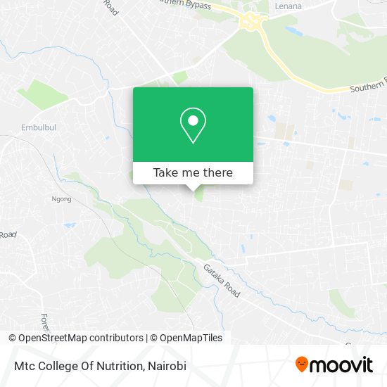 Mtc College Of Nutrition map