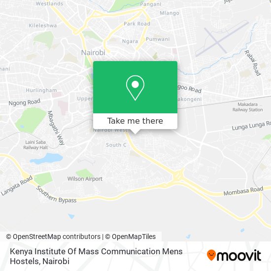 Kenya Institute Of Mass Communication Mens Hostels map