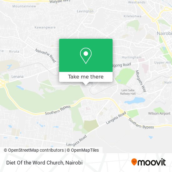 Diet Of the Word Church map