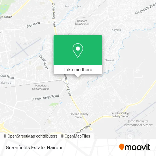 Greenfields Estate map