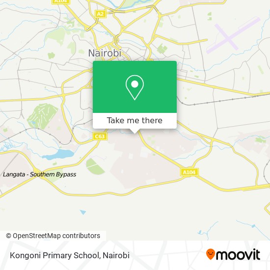 Kongoni Primary School map
