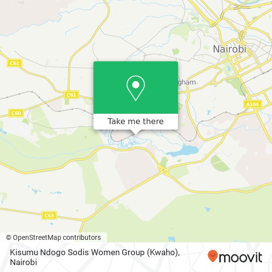 Kisumu Ndogo Sodis Women Group (Kwaho) map