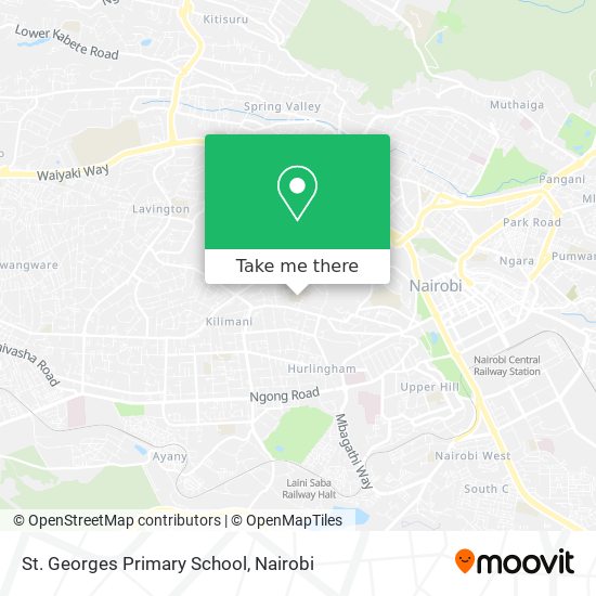 St. Georges Primary School map