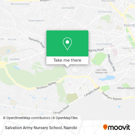 Salvation Army Nursery School map